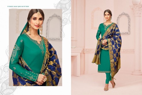  Designer Pure Cotton Jam Silk Salwar Suit