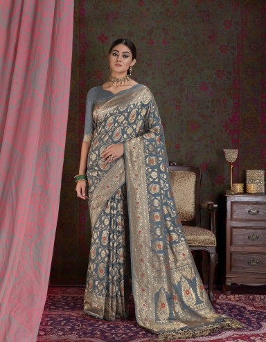 Designer Classic Wear Fancy Silk Saree