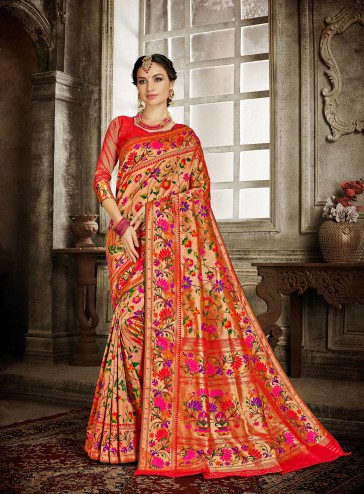 Designer Traditional Wear Banarasi Silk Saree