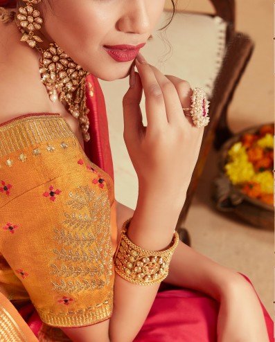 Designer Traditional Wear Heavy Banarasi Silk Saree