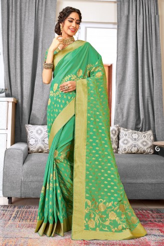 Designer Traditional Party Wear Silk Saree
