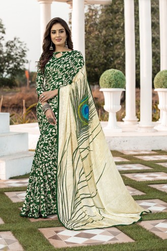 Designer Fancy Party Wear Silk Jacquard Saree