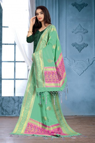 Latest Designer Banarasi Silk Dupatta