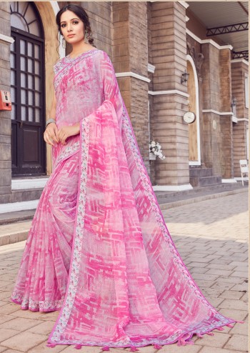 Designer Printed Casual Wear Noor Silk Cotton Saree