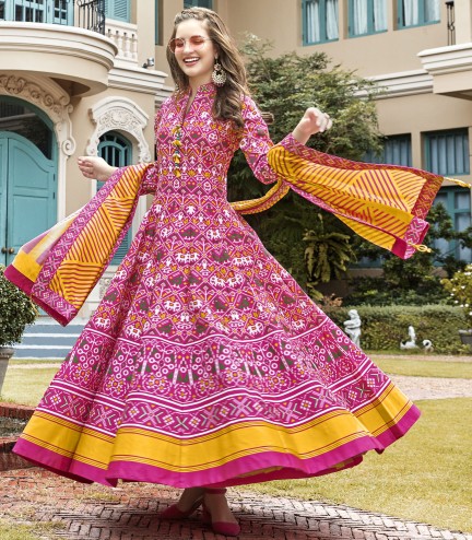 Designer  Pink Heavy Pure Killer Silk Salwar Suit