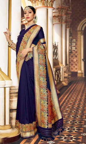 Designer Traditional Wear Banarasi Fancy Silk Saree