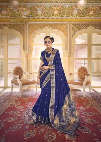 Latest Designer Party Wear Pure Satin Silk Saree