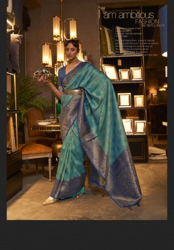 Latest Designer Party Wear Weaving Silk Saree