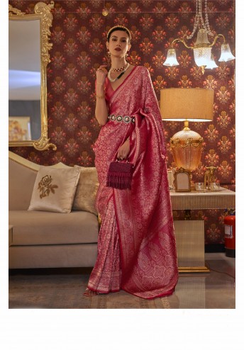 Traditional Function Wear Handloom Weaving Silk Saree