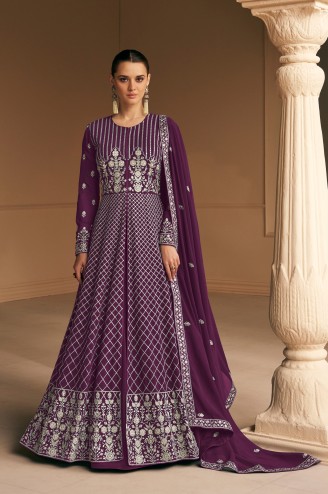 Traditional Function Wear Heavy Anarkali Salwar Suit