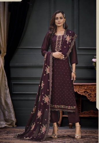 Traditional Function Wear Georgette Salwar Suit
