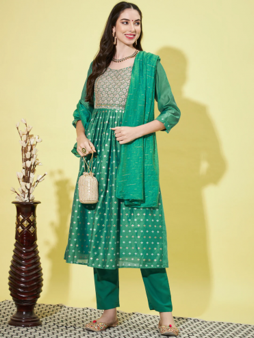 Traditional Function Wear Readymade Anarkali Suit