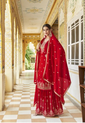 Designer Party Wear Heavy Sharara Suit Collection