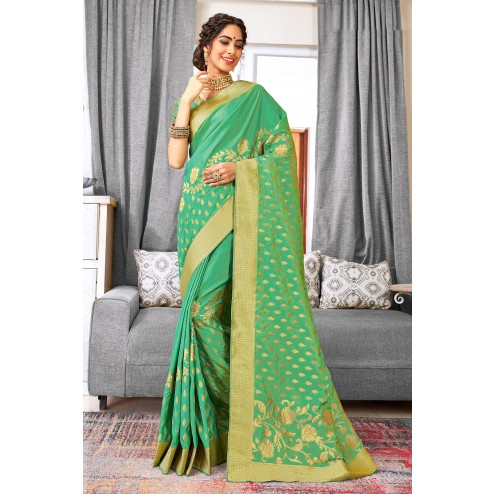 Designer Traditional Party Wear Silk Saree