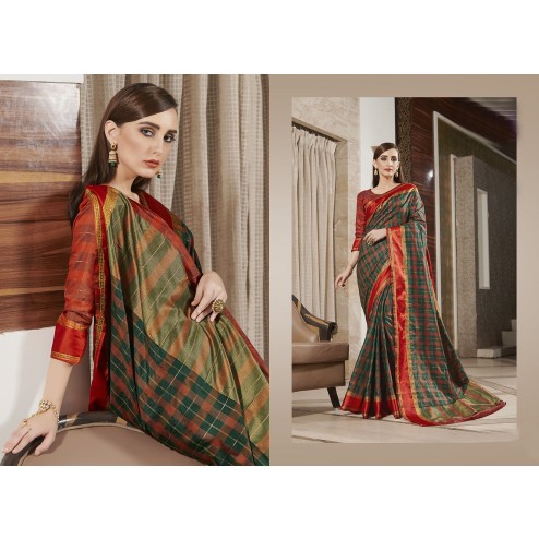 Designer Casual Wear Weaving Silk Saree