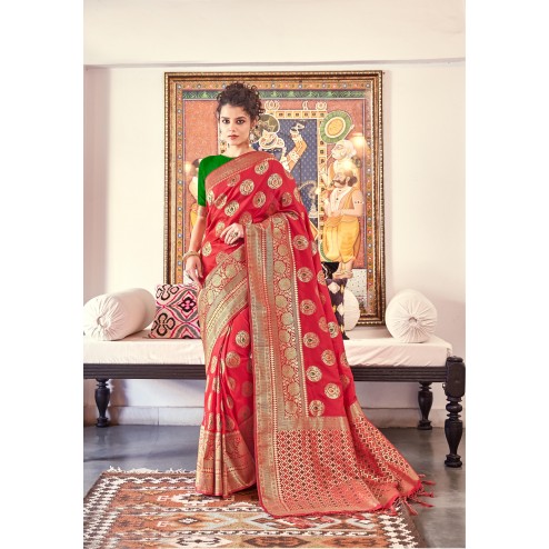 Designer Classic Traditional Banarasi Silk Saree
