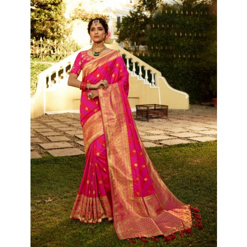 Designer Classic Party Wear Pure Banarasi Silk Saree