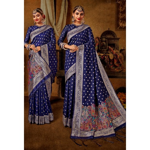 Designer Classic Wear Banarasi Silk Saree