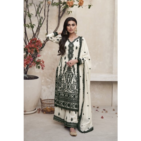 Designer Function Wear Embroidery Premium Silk Salwar Suit