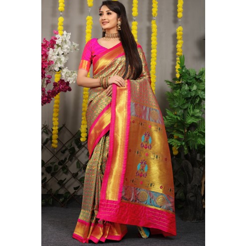 Traditional Function Wear Banarasi Silk Saree Collection