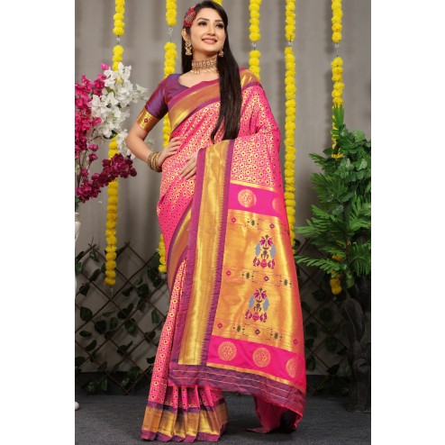Traditional Function Wear Banarasi Silk Saree Collection