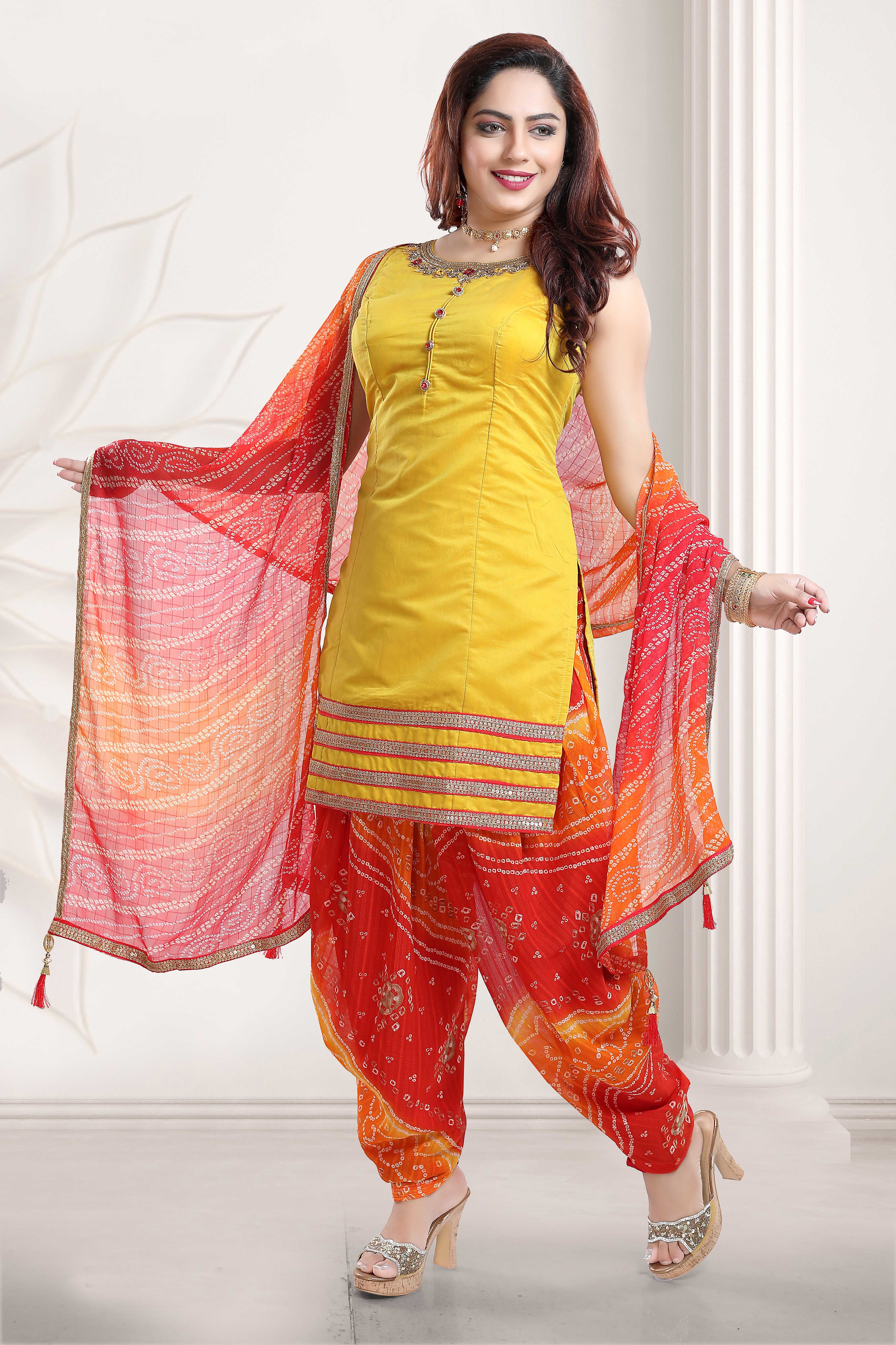 Balaji Cotton Kudi Patiyala Vol 4 Patiyala Suit Dress Material At Cheap  Price