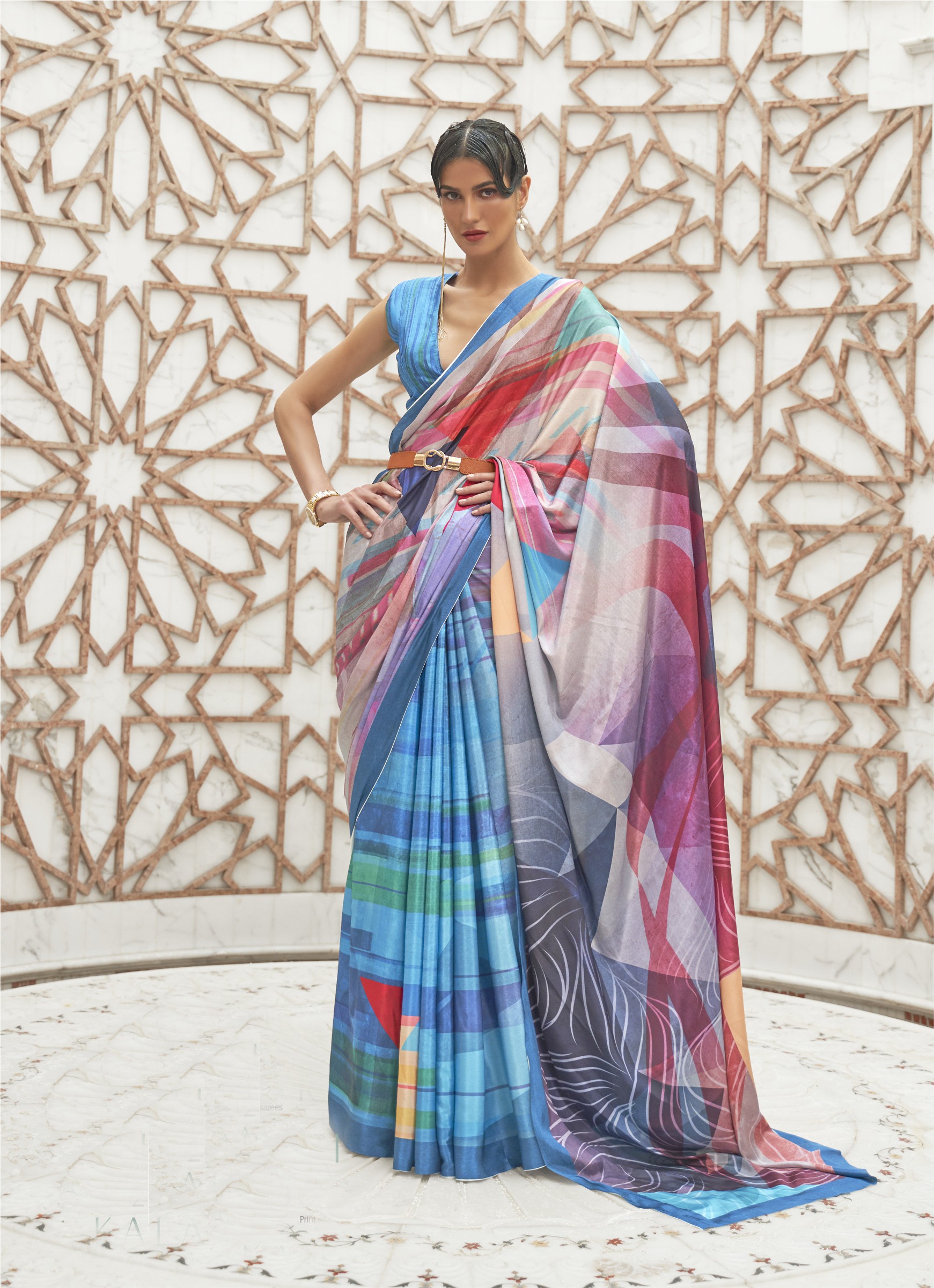 Crepe Silk Sarees | Latest Pure Crepe Silk Saris Online