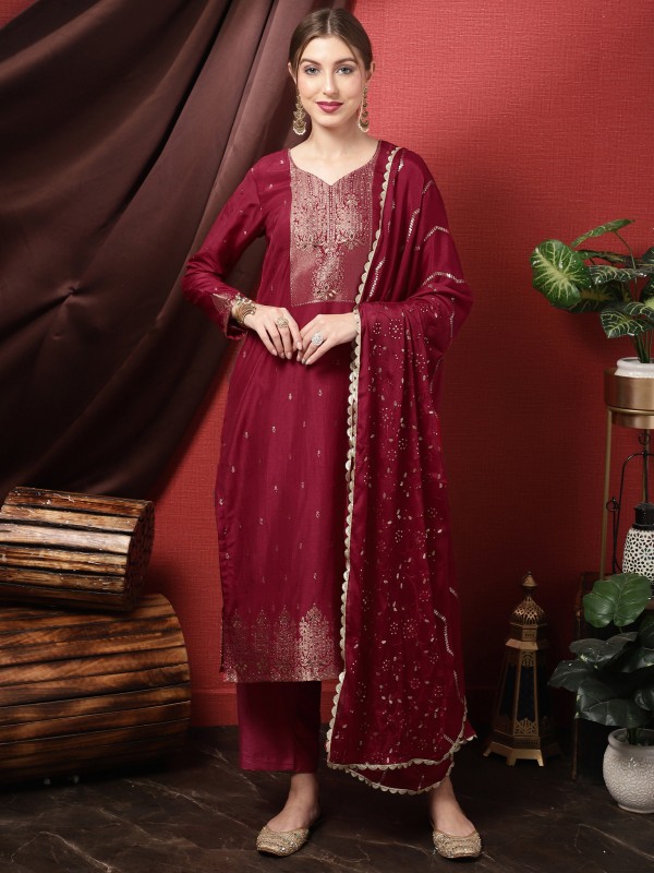 Banarasi Silk Suit for Women. – www.soosi.co.in-gemektower.com.vn